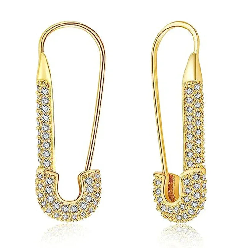 Clip Pin Micro-inlaid Earring - Viexta