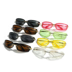 Square Candy-colored UV-protective Sunglasses - Viexta