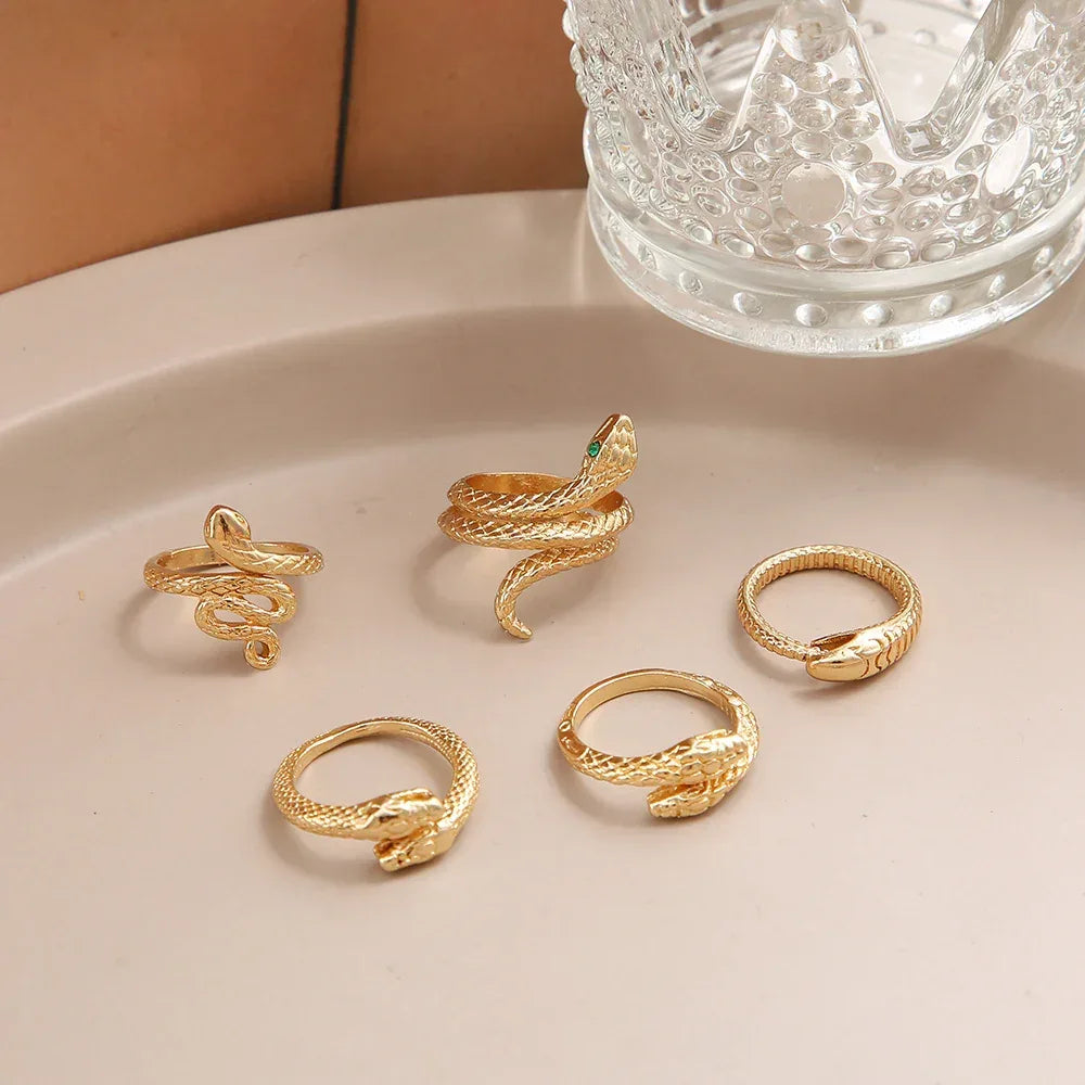 Snake Ring Suit 5-piece - Viexta