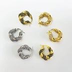 Zircon Graceful Hoops - Viexta