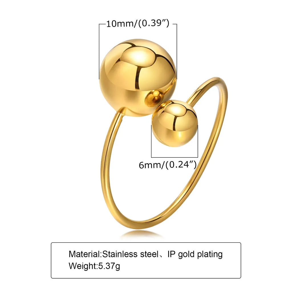 pearl-stainless-steel-adjustable-ring - Viexta