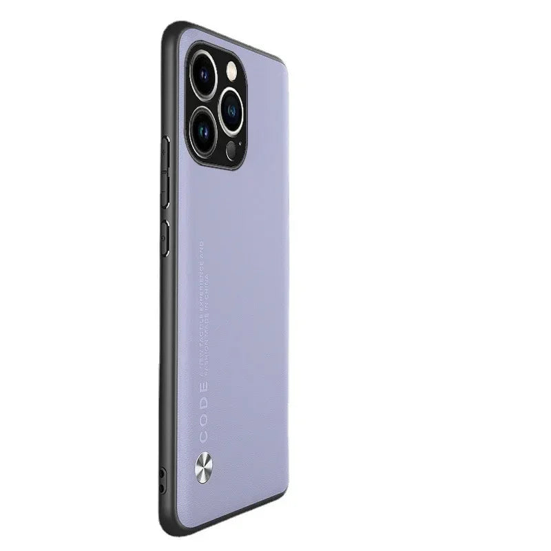 Plain Leather iPhone Cover - Viexta