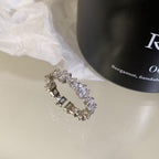 Niche High-End 925 Sterling Silver Retro Plain Band Ring