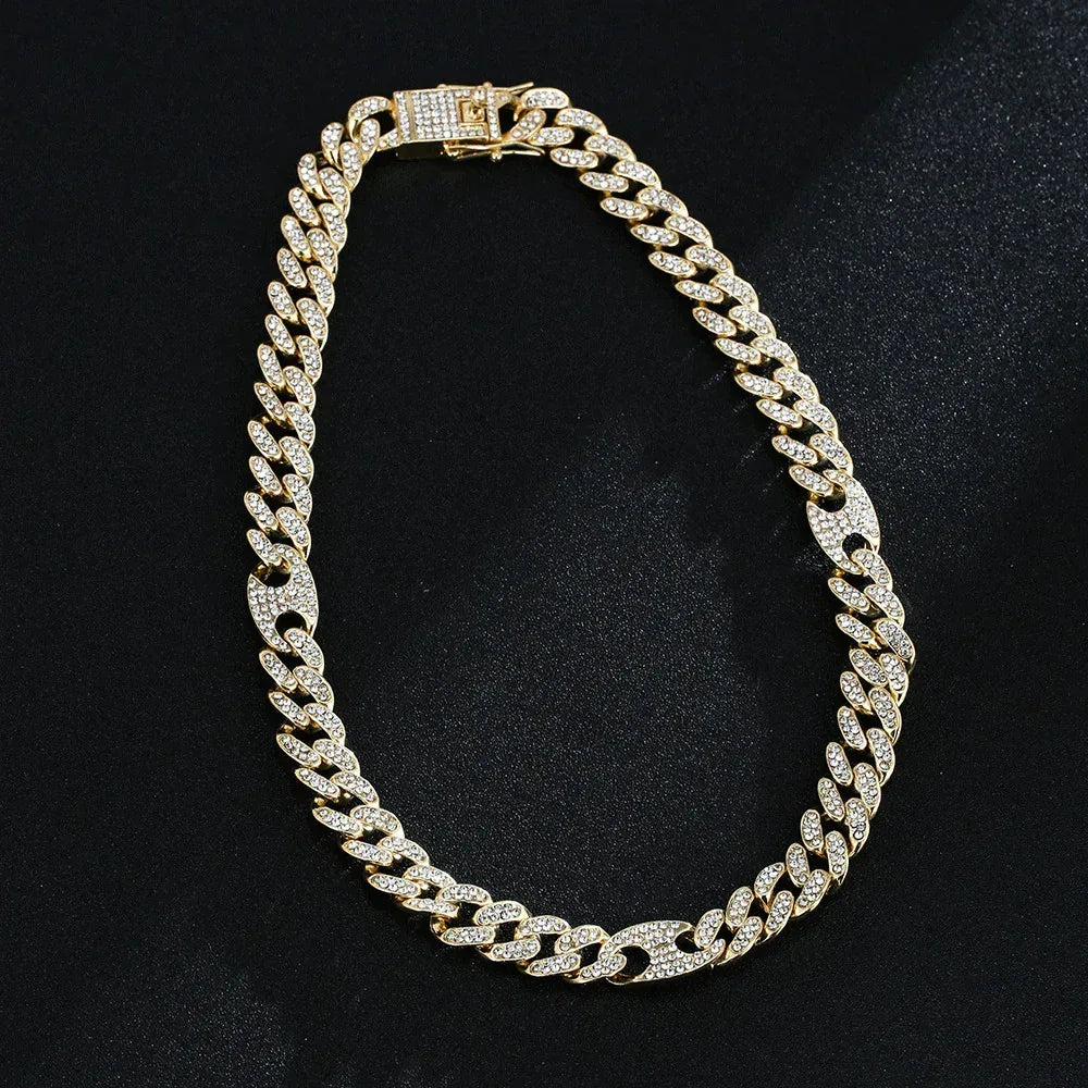 diamond-inlaid-necklace - Viexta