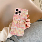Woven High-grade Bear Flannelette iPhone Case - Viexta