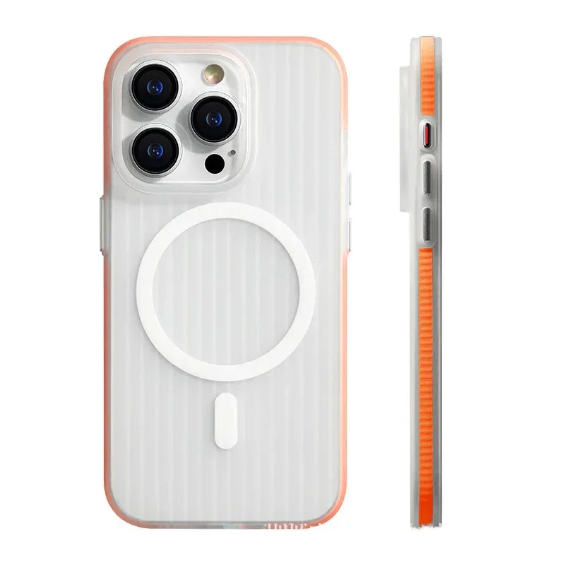 Striped Sand Non-slip Protective IPhone Cover - Viexta