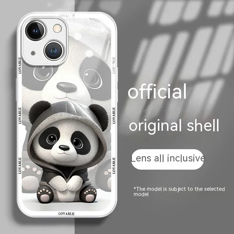 Panda Glass iPhone Case - Viexta