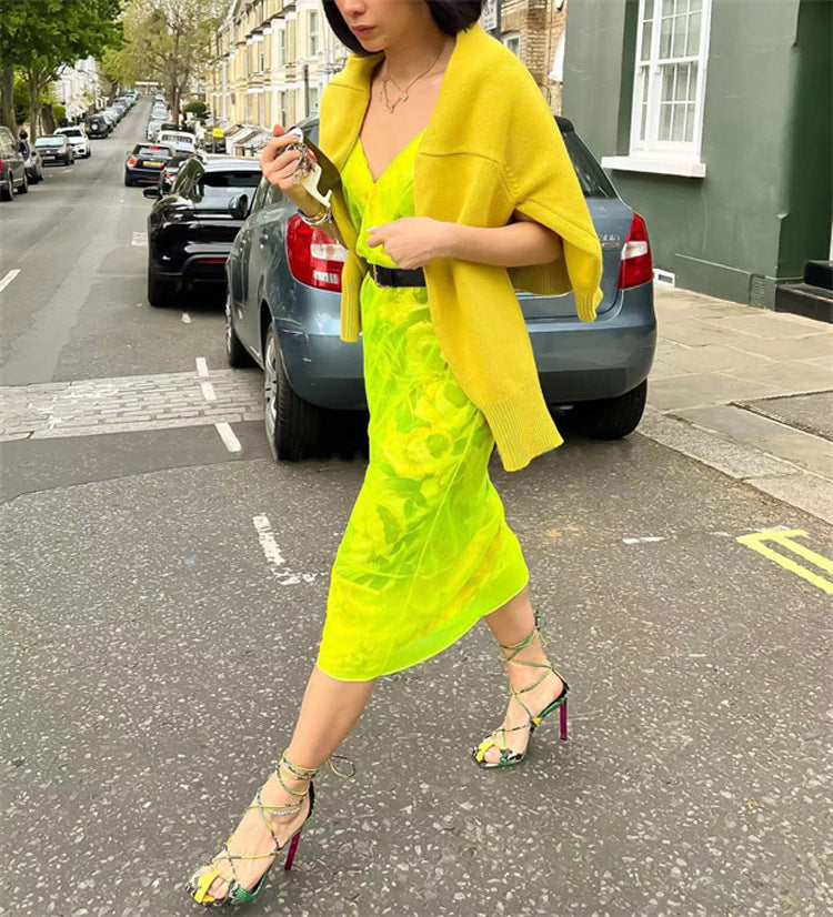 Square Toe Cross Lace-up Cutout Heels