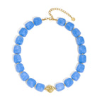Bohemian-style Multicolor Resin Bead Necklace