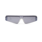 Rimless women's sunglasses with powder film - Viexta