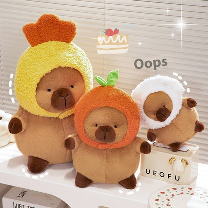 Capabala Capybara Wearing Plush Toys