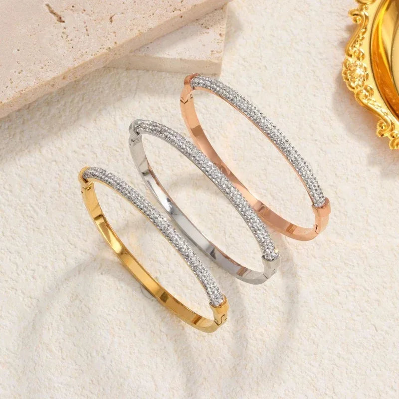 Diamond Light Luxury Starry Titanium Steel Bracelet - Viexta