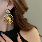High-grade Earrings Temperament Contrast Color - Viexta