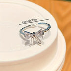 Bowknot Open Ring - Viexta