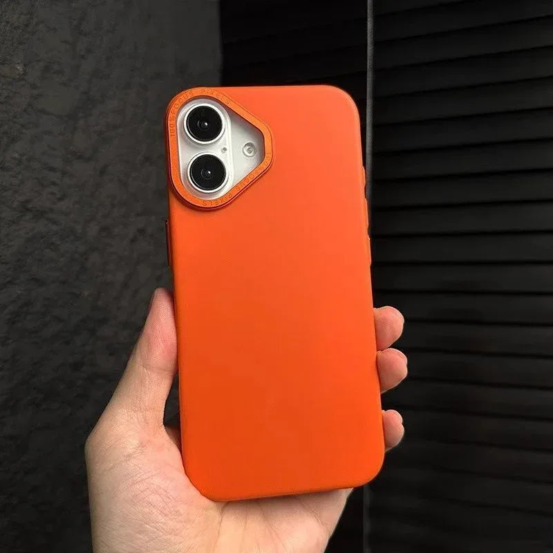 metal-large-hole-ultra-thin-frosted-iphone-case - Viexta