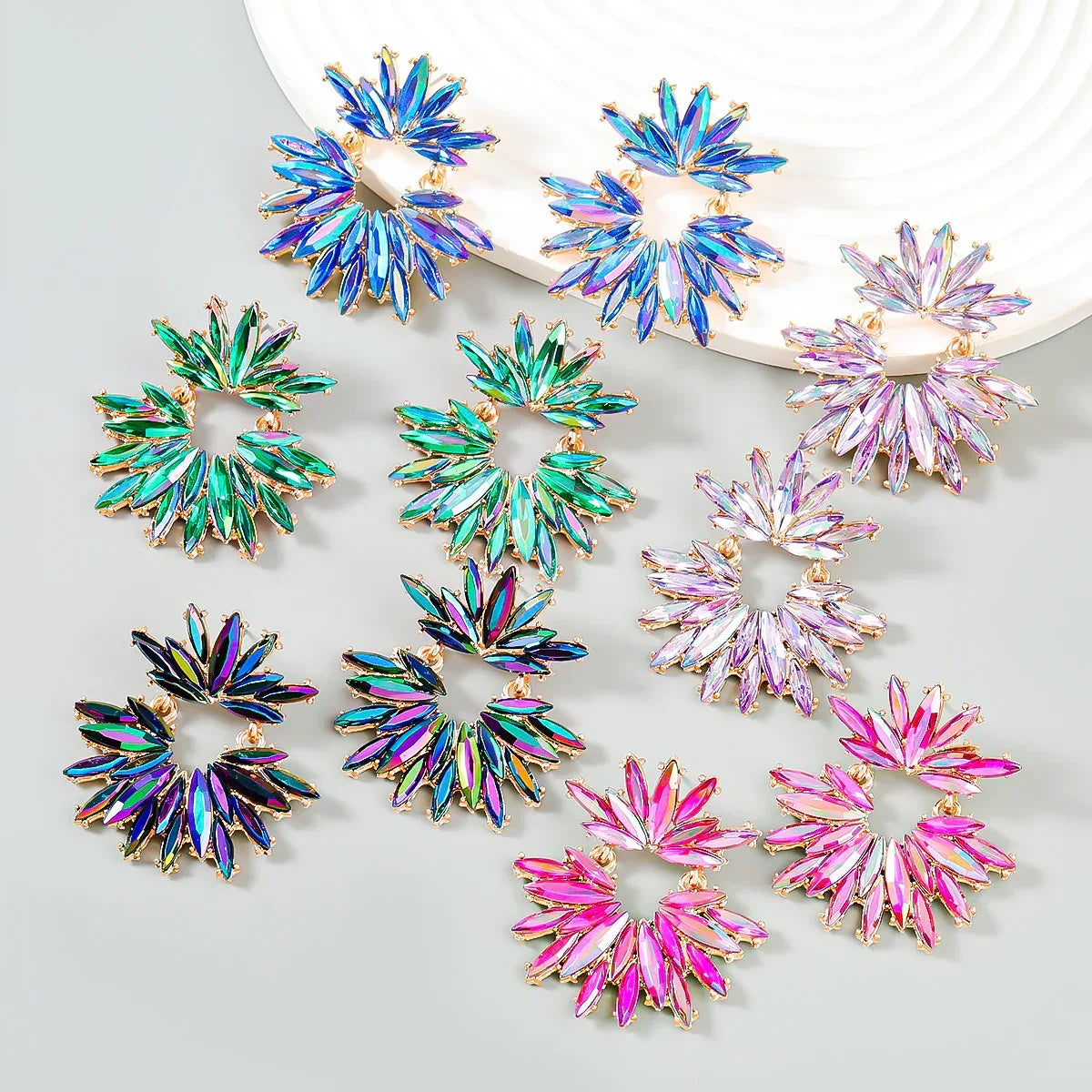 Exaggerated Flower Studs - Viexta