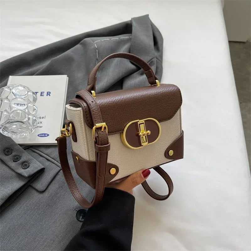 Crossbody Fashionable Portable Small Square Bag - Viexta