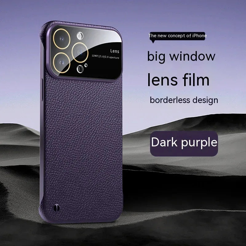 Frameless Lychee iPhone Case - Viexta