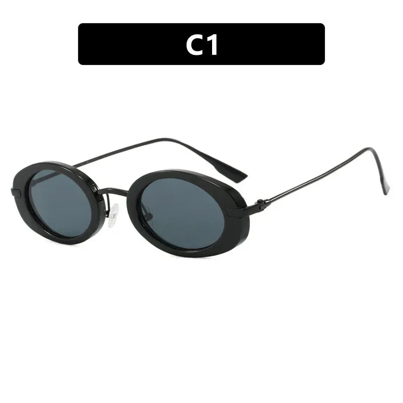 small-frame-oval-vintage-sunglasses - Viexta