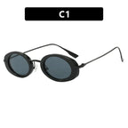 small-frame-oval-vintage-sunglasses - Viexta