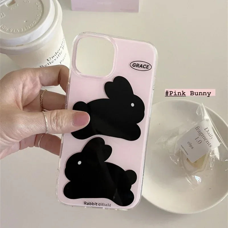 cute-bow-rabbit-iphone-case - Viexta