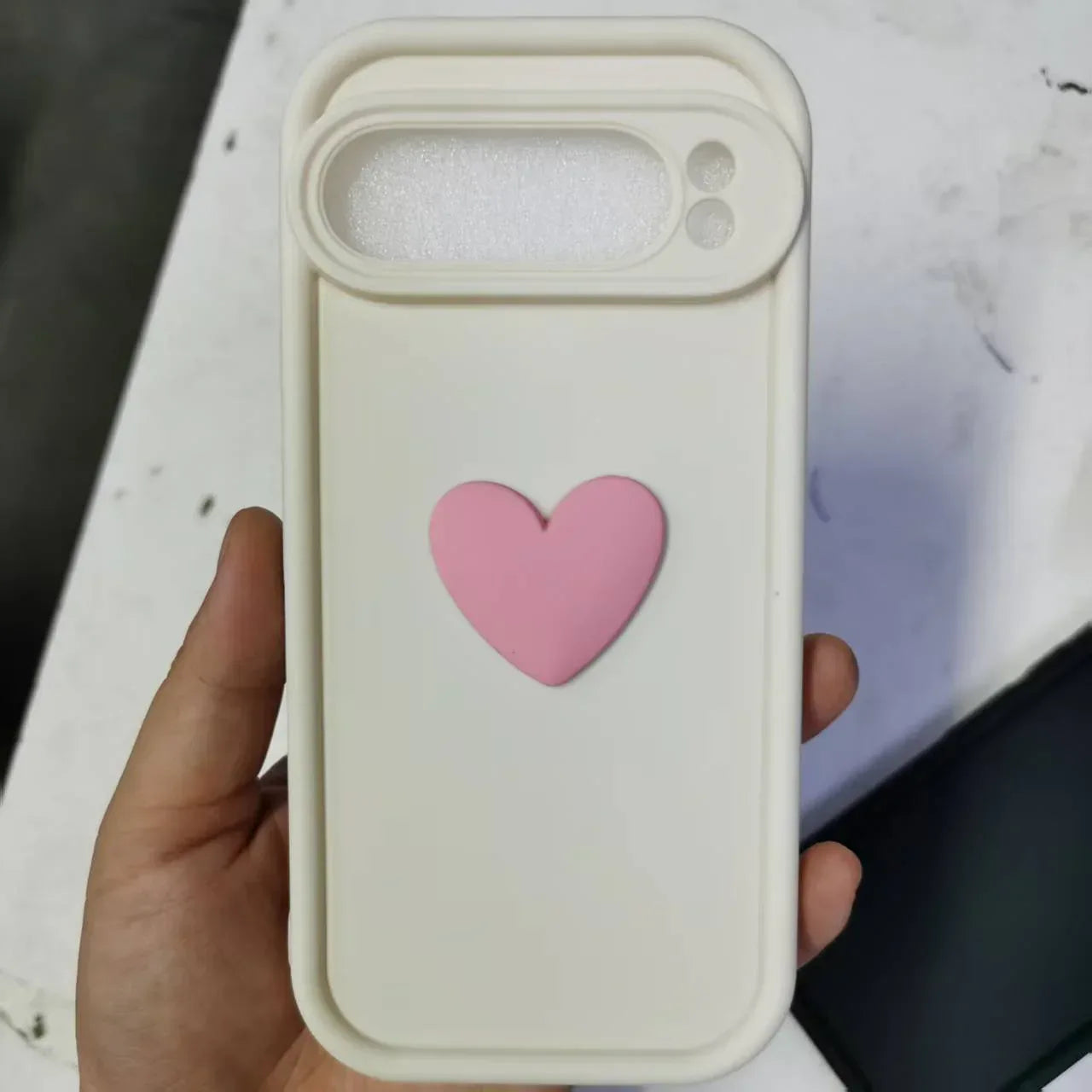 Three-dimensional Love Pixel Protective Case - Viexta