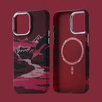Magnetic Carbon Fiber Kevlar Texture iPhone Case - Viexta