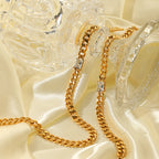 Stainless Steel Necklace Bracelet