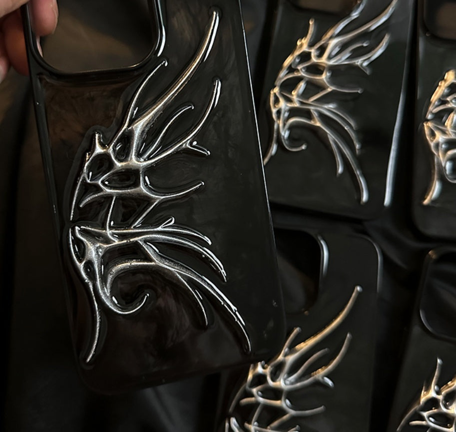 Blooming Three-dimensional Wings iPhone Case