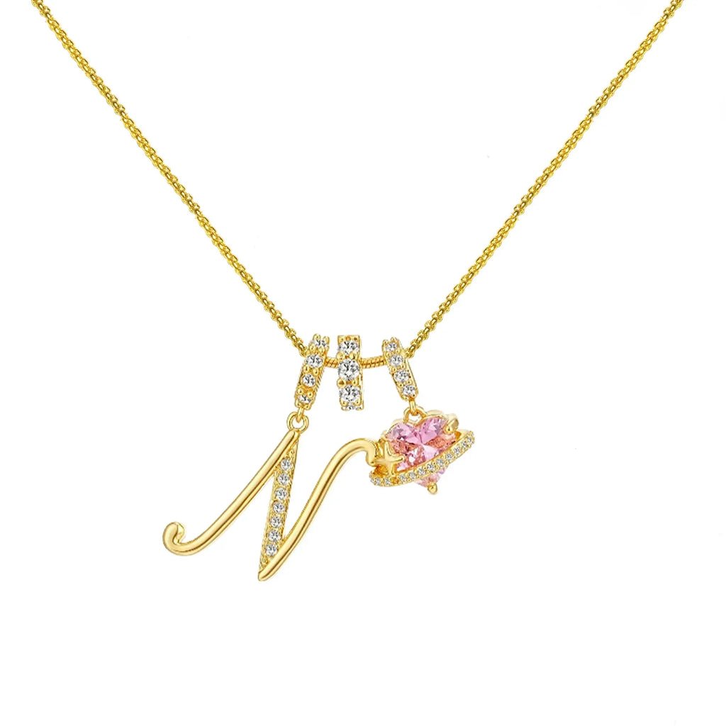 Dopamine 26 English Letter Necklace - Viexta