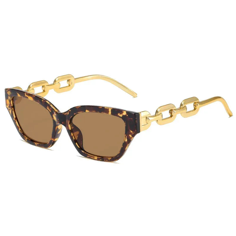Retro Modern Thick Frame Sunglasses - Viexta