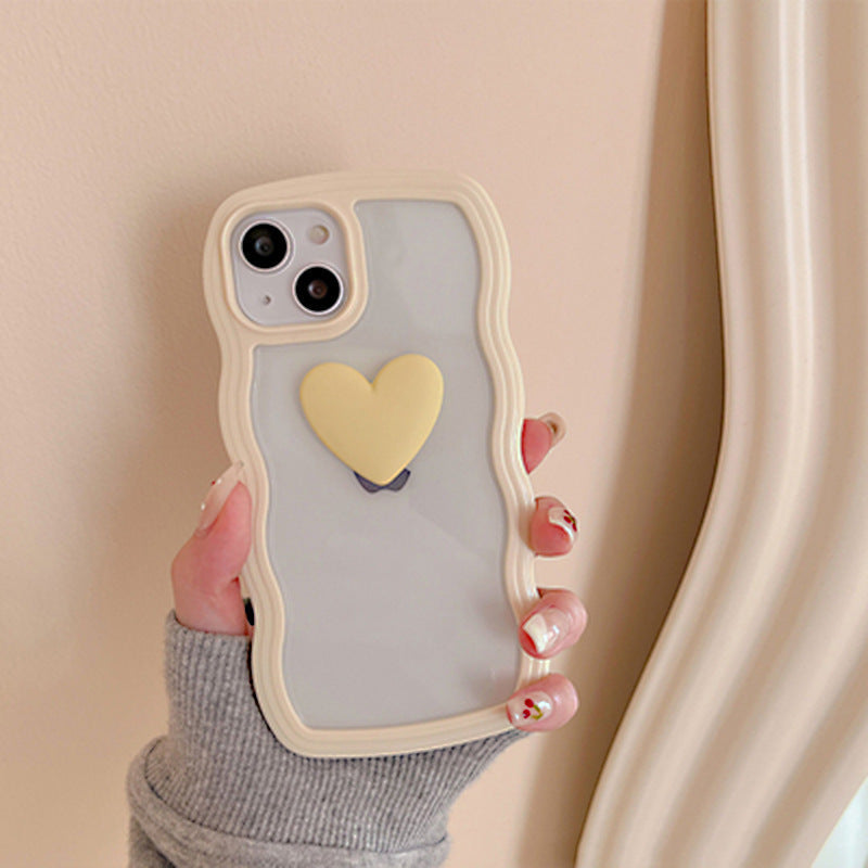 Love Wave Border iPhone Case