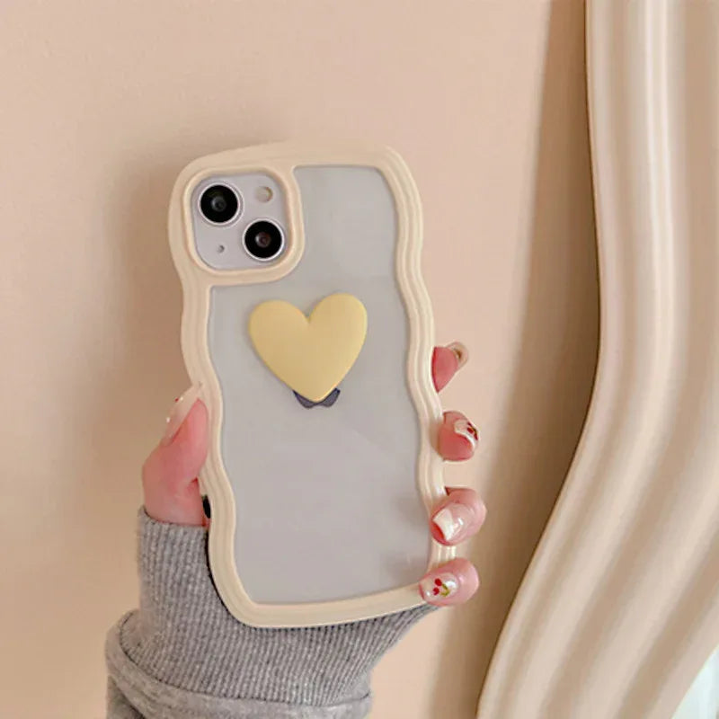 Love Wave Border iPhone Case - Viexta