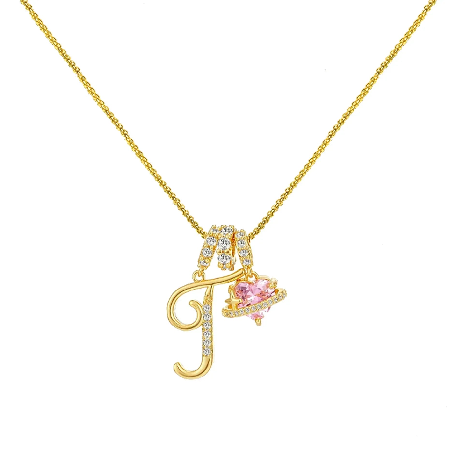 Dopamine 26 English Letter Necklace - Viexta