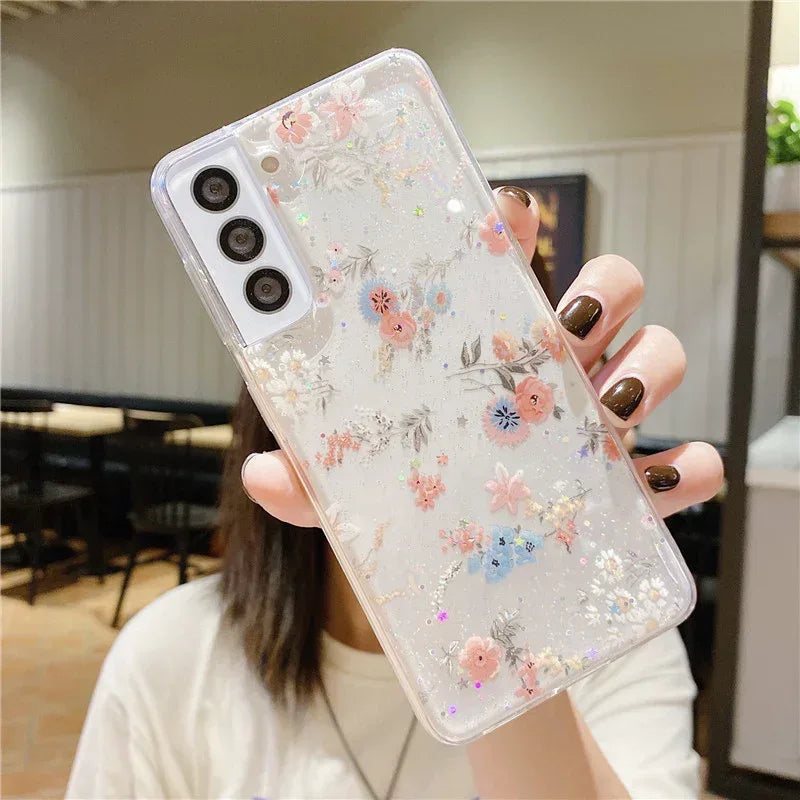 minimalist-floral-samsung-case - Viexta