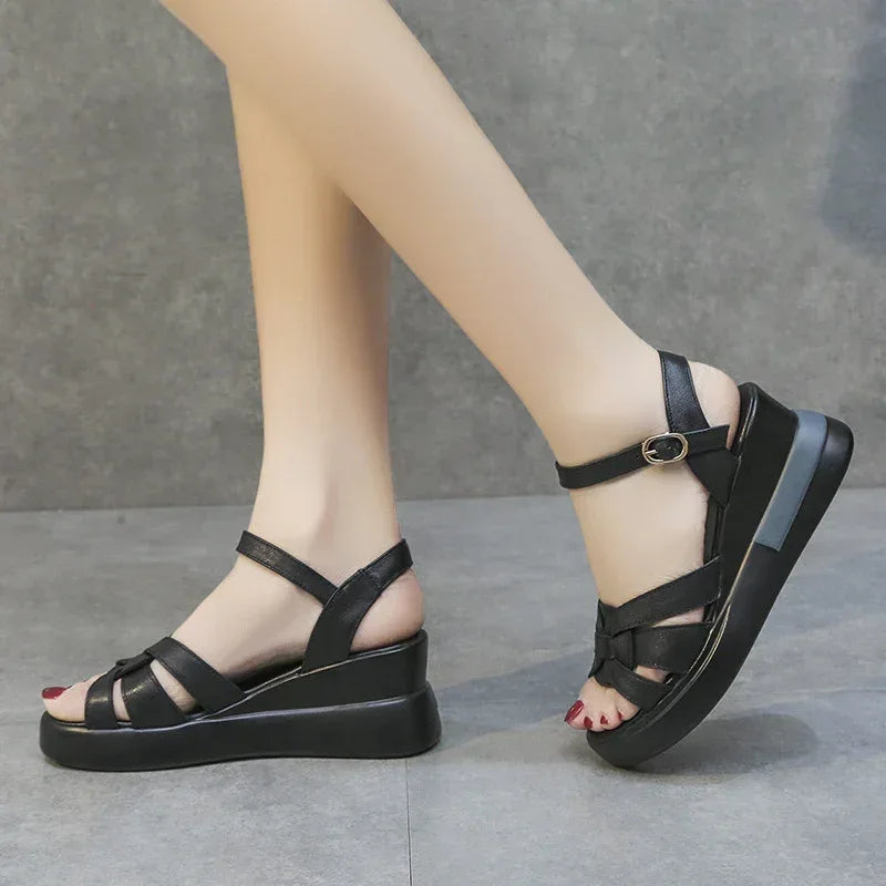 Buckle Fashion Sandals - Viexta