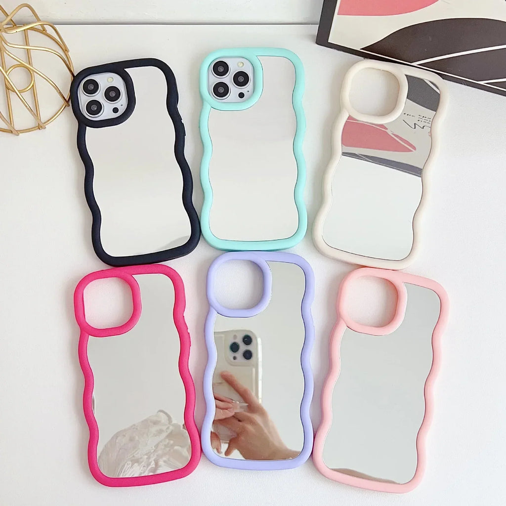 Silicone Niche Cloud Wave iPhone Case - Viexta