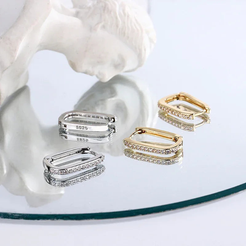 Versatile Geometric Hoop Earrings