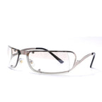 Frameless Trimming Oval Street Sunglasses - Viexta