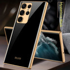 Soft Edge Electroplated Glass S Series Phone Case - Viexta