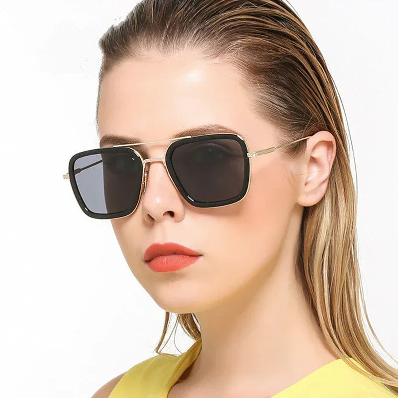 American Square Polarized Sunglasses - Viexta