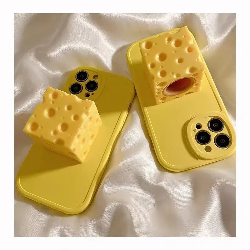 squeezing-toy-cheese-mouse-iphone-case - Viexta