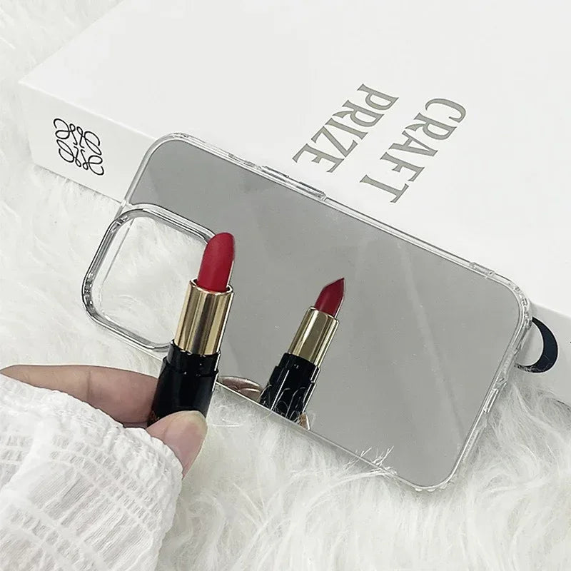 Niche High-grade Makeup Mirror iPhone Case - Viexta