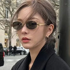 Fashion Retro Oval Sunglasses For Women - Viexta