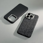 carbon-fiber-pattern-magnetic-suction-drop-resistant-iphone-cover - Viexta