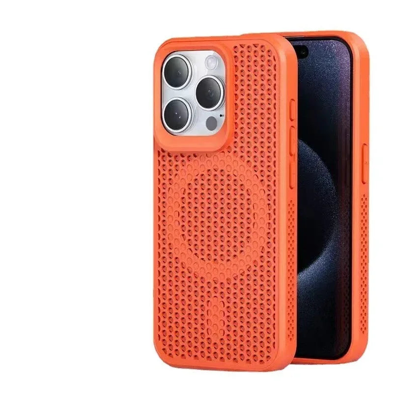 Honeycomb Mesh Magnetic iPhone Case - Viexta
