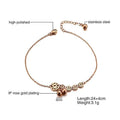 lucky-star-stainless-steel-rhinestone-anklet - Viexta