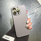 Minimalist Titanium-textured Casual iPhone Case - Viexta