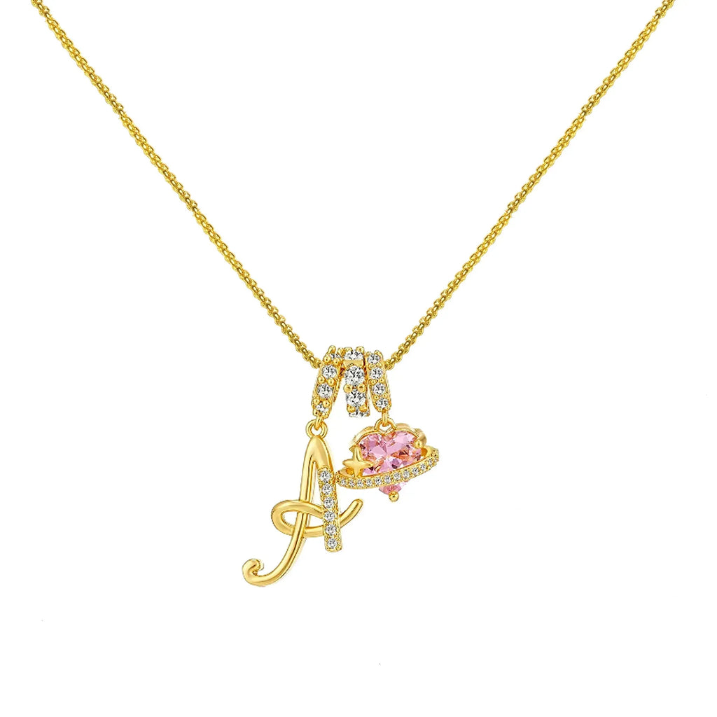 Dopamine 26 English Letter Necklace - Viexta