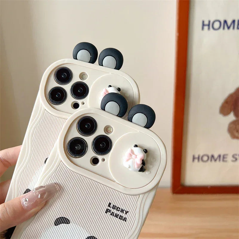 Furry Panda iPhone Case - Viexta